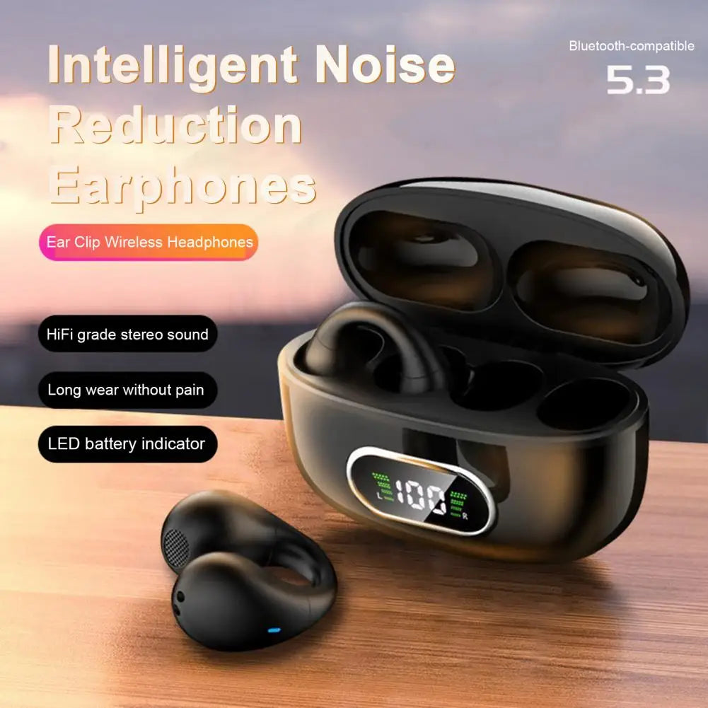 Wireless Ear Clip Bone Headphones