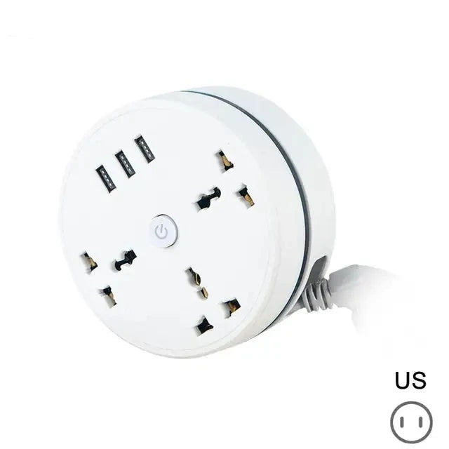 Round Electrical Socket Extention